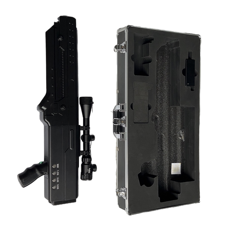  乌拉特后手持便携式枪型低空防御反制四通道A型