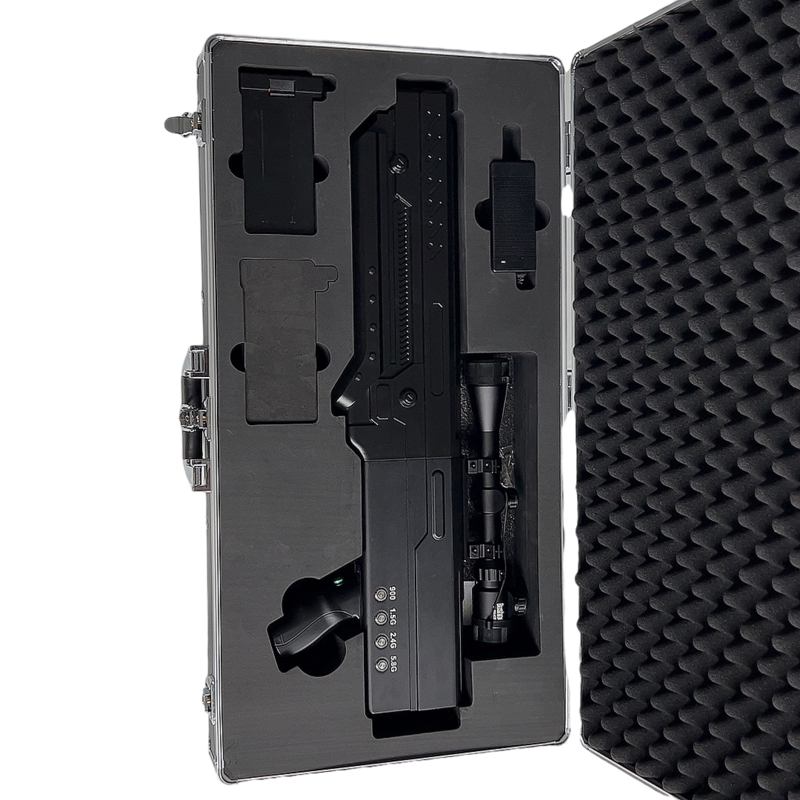  乌拉特后手持便携式枪型低空防御反制四通道B型